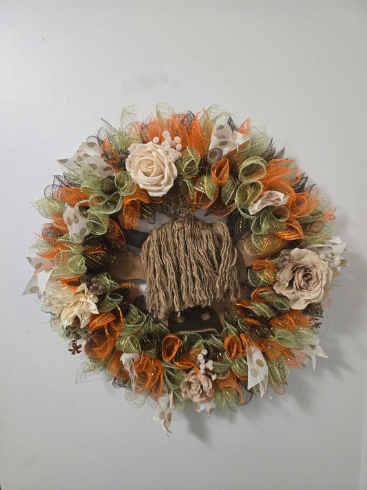 Harvest Charm Wreath