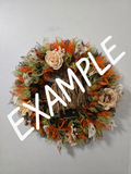 14' Custom Mesh Wire Wreath